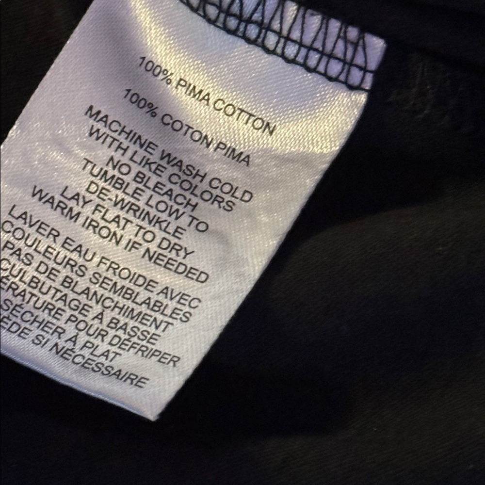 Robert Barakett large 1/4 Zip Pullover shirt top men’s $125 black long sleeve - Picture 8 of 9